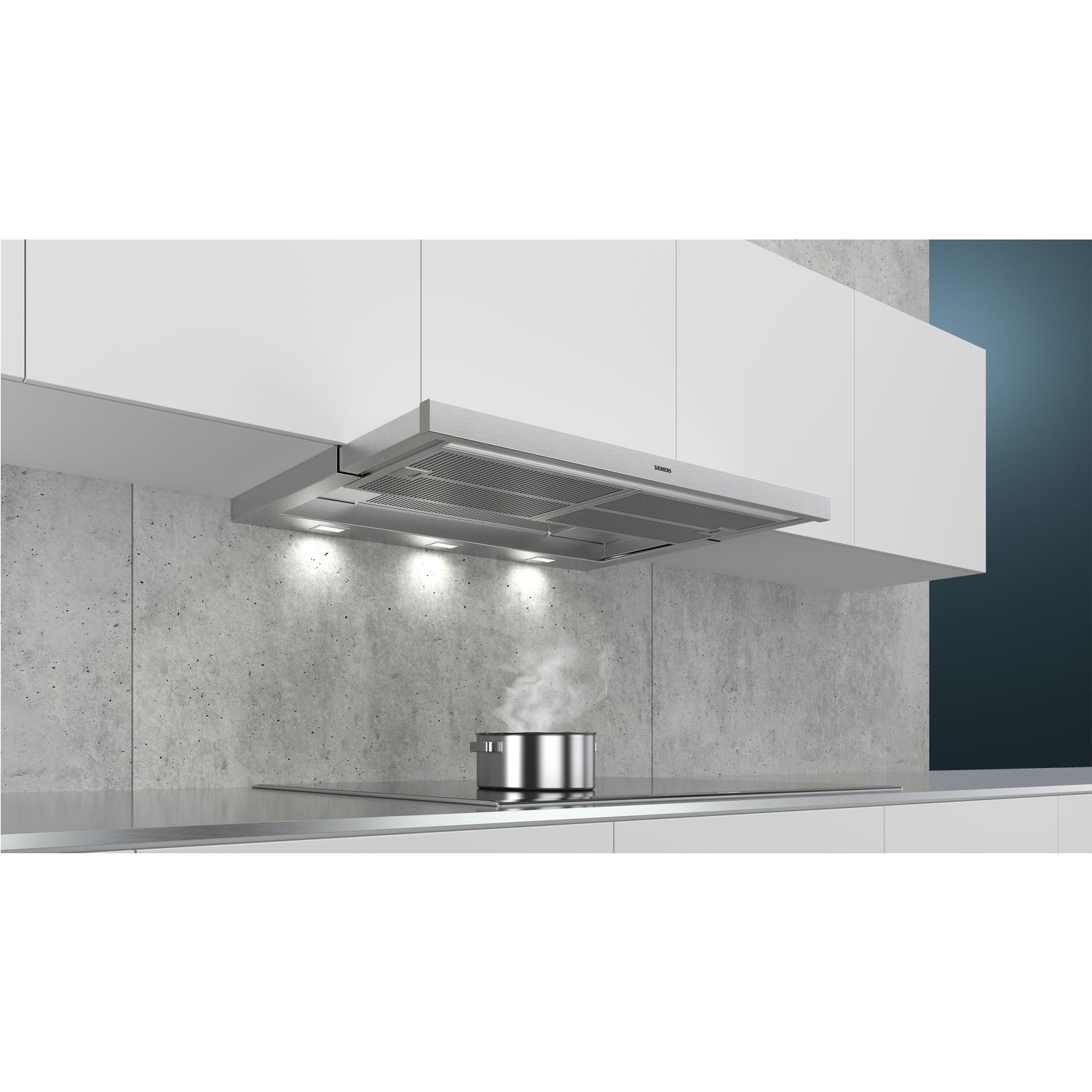 Siemens iQ500 Telescopic 90cm Canopy Cooker Hood Stainless Steel LI97SA561B Appliances Direct