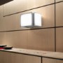 Elica LIGHT_CUBE Light Cube Decorative 55cm Chimney Hood in Stainless Steel & White Glass