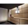 Elica LIGHT_CUBE Light Cube Decorative 55cm Chimney Hood in Stainless Steel & White Glass