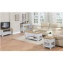 Linden Grey Farmhouse TV Unit Stand with Light Oak Top