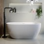 GRADE A1 - Freestanding Double Ended Bath 1400 x 750mm - Lisbon