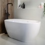 GRADE A1 - Freestanding Double Ended Bath 1400 x 750mm - Lisbon