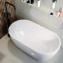 GRADE A1 - Freestanding Double Ended Bath 1400 x 750mm - Lisbon