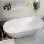 GRADE A2 - Freestanding Double Ended Bath 1545 x 750mm - Lisbon