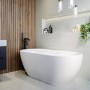 GRADE A2 - Freestanding Double Ended Bath 1545 x 750mm - Lisbon