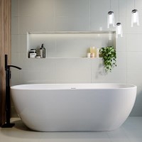 ONLY OPENED - Freestanding Double Ended Bath 1800 x 750mm - Lisbon