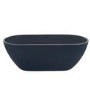 Matt Black Freestanding Double Ended Bath 1650 x 750mm - Lisbon