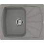Reginox LIVING125-TT 1.0 Bowl Regi-Granite Composite Sink With Compact Reversible Drainer Metaltek T