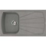 Reginox LIVING400-TT 1.0 Bowl Regi-Granite Composite Sink With Reversible Drainer Metaltek Titanium