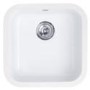 Astracast LNS2WHHOMESK Lincoln S2 Undermount Single Bowl Ceramic Sink - Gloss White