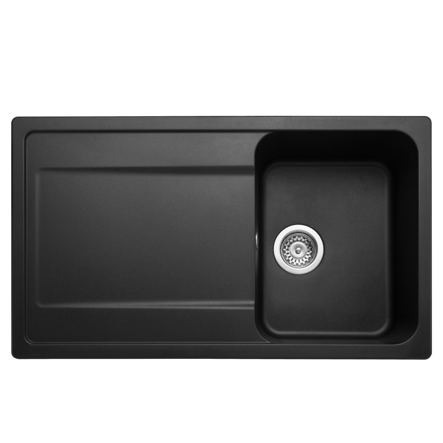 Rangemaster Loa Single Bowl Inset Granite Kitchen Sink  LOA860CH