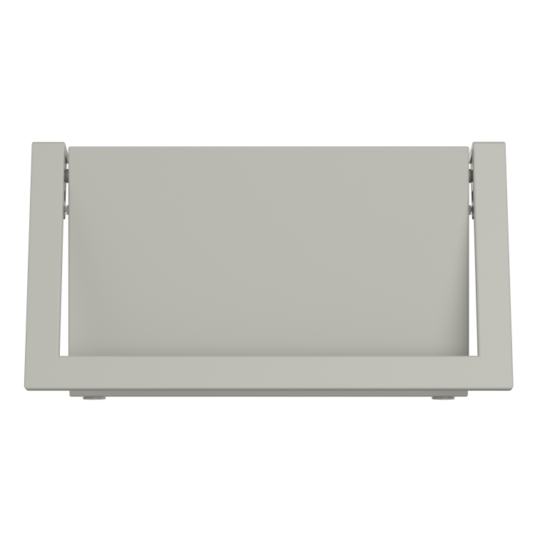 Beige Horizontal Panel Radiator with Towel Bar 320 x 600mm - Lomas