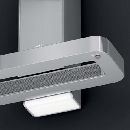 Elica Loop 90cm Chimney Hood in Stainless Steel