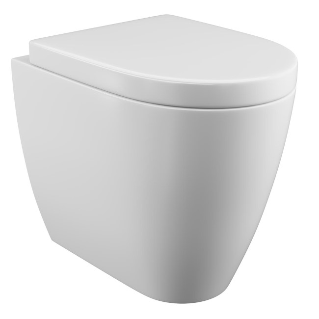 Curve Back to Wall Toilet with Soft Close Seat