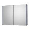 Mirror Cabinet Double Door with LED Lighting - Aries 800mm