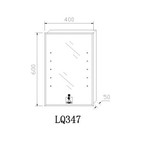 Jorda Touch Sensor LED Mirror