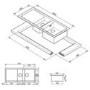 Smeg LQR100-2 Quadra 1.5 Bowl Sink in Stainless steel
