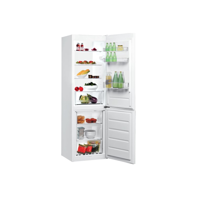 Indesit LR7S1WUK Freestanding Fridge Freezer Polar White
