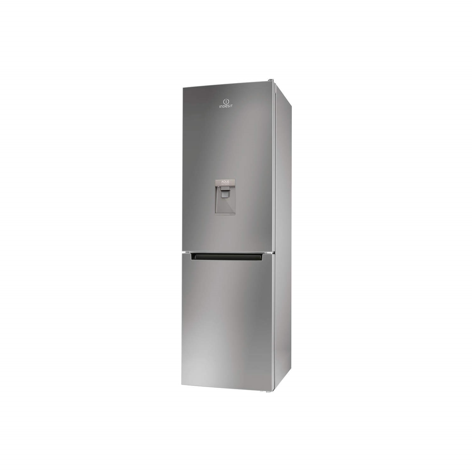 Indesit LR8S1SAQ Silver Freestanding Fridge Freezer With Nonplumb