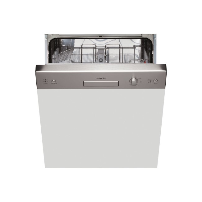 Hotpoint LSB5B019X 13 Place Semi-integrated Dishwasher - Stainless Steel Control Panel