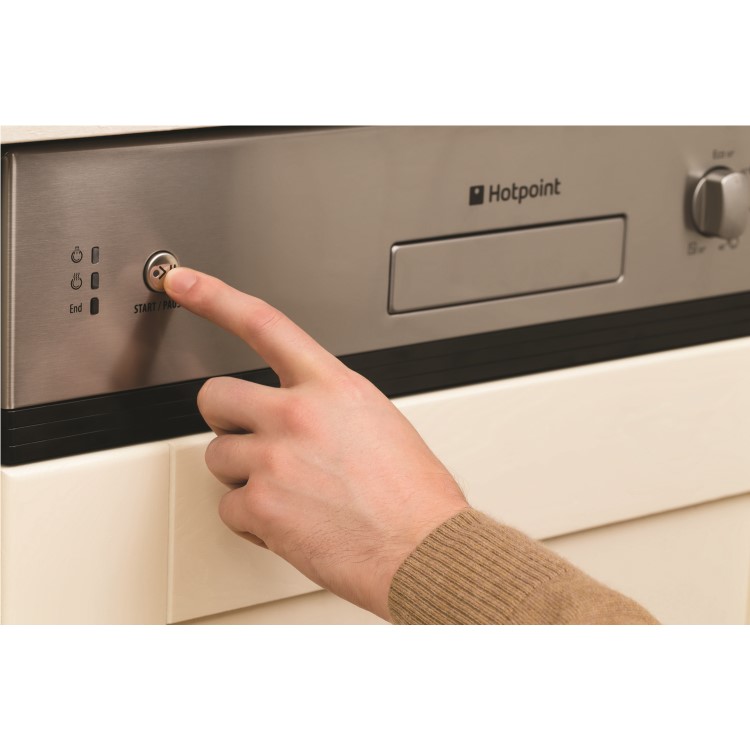 Hotpoint LSB5B019X 13 Place Semi-integrated Dishwasher - Stainless Steel Control Panel