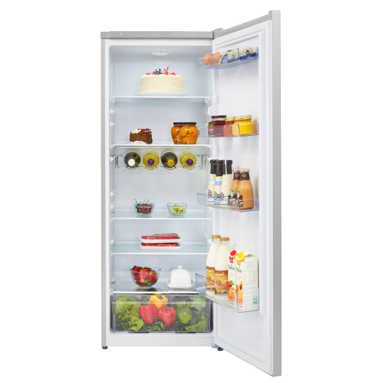 Beko LSG1545S 252 Litre Freestanding Larder Fridge 146cm Tall A+ Energy Rating 55cm Wide - Silver