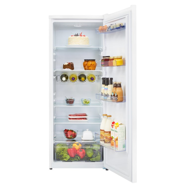 GRADE A1 - Beko LSG1545W 146x55cm 252 Litre Freestanding Fridge - White