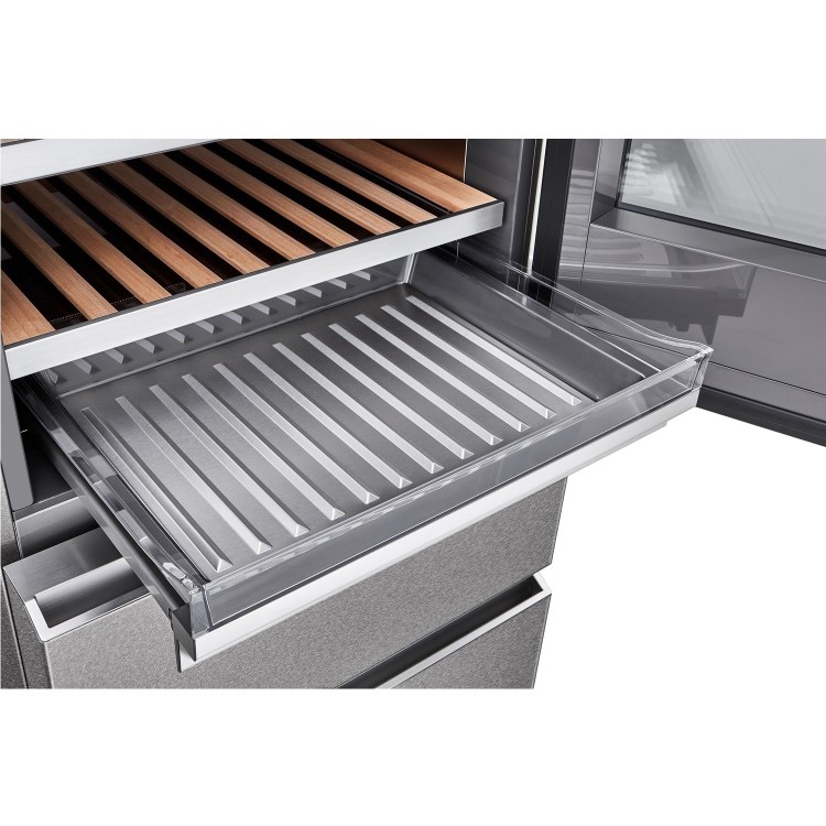 LG SIGNATURE 65 Bottle Capacity Triple Zone Wine Cellar - Stainless Steel