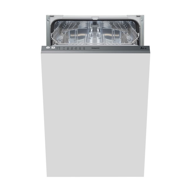 GRADE A1 - Hotpoint Aquarius LSTB6M19 10 Place Slimline Fully Integrated Dishwasher