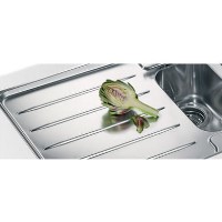 Franke LSX611LB Laser Single Bowl Sink SilkSteel with Left Hand Drainer