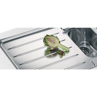 Franke LSX611LB Laser Single Bowl Sink SilkSteel with Left Hand Drainer