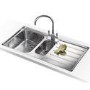 Franke LSX651RB Laser 1.5 Bowl SilkSteel Sink with Right Hand Drainer