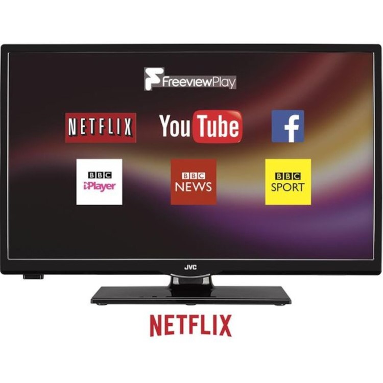 GRADE A2 - JVC LT-28C680 28" HD Ready Smart LED TV with 1 Year Warranty