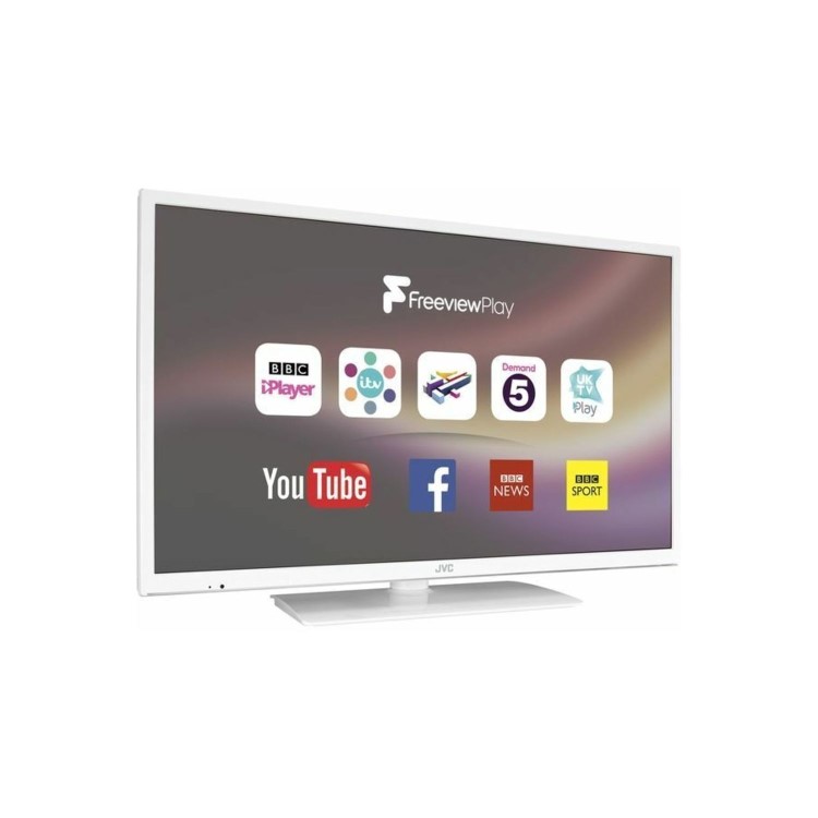 GRADE A2 - JVC LT-32C671 32" HD Ready Smart LED TV with 1 Year Warranty - White