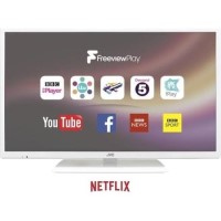 GRADE A3 - JVC LT-32C671 32" HD Ready Smart LED TV with 1 Year Warranty - White