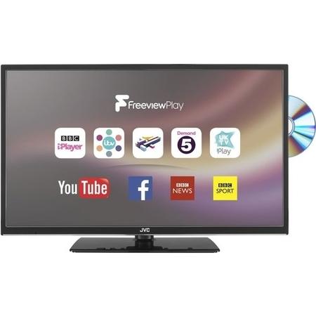 Grade A2 Refurb JVC LT-32C675 32" Smart LED TV with Built-in DVD Player