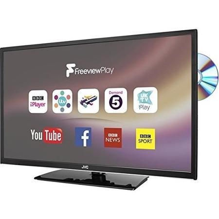 Grade A2 Refurb JVC LT-32C675 32" Smart LED TV with Built-in DVD Player