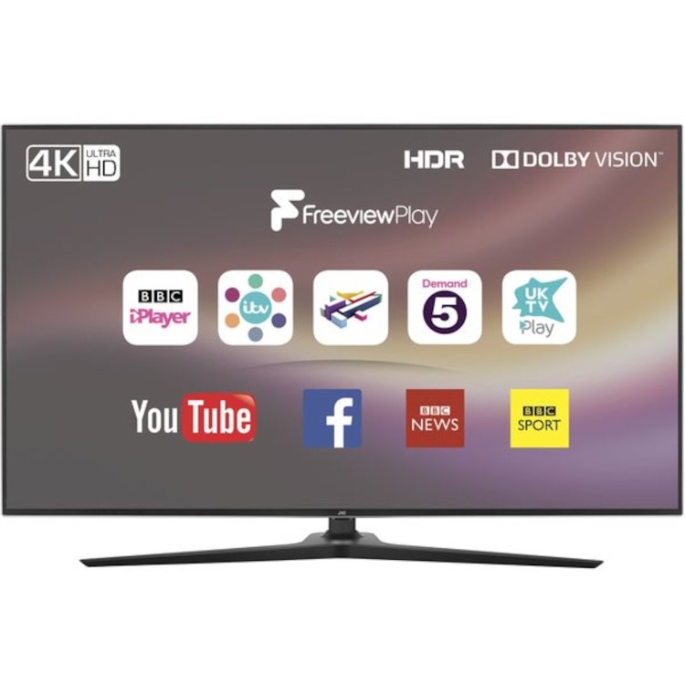GRADE A1 - JVC LT-43C888 43" 4K Ultra HD Smart HDR LED TV with 1 Year Warranty does not include a  stand