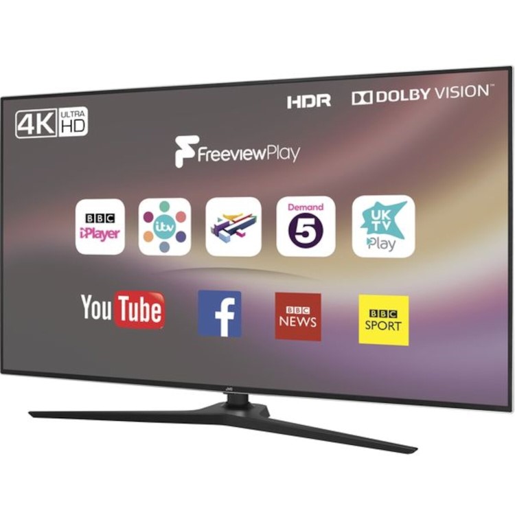 GRADE A1 - JVC LT-43C888 43" 4K Ultra HD Smart HDR LED TV with 1 Year Warranty does not include a  stand