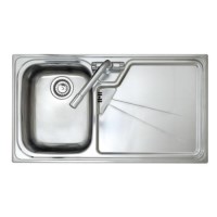 Astracast LU10XXHOMESKL Lausanne Single Bowl Left Hand Drainer Stainless Steel Sink