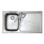 Astracast LU10XXHOMEPKR5 Lausanne Single Bowl Right Hand Drainer Stainless Steel Sink