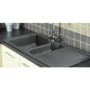 Rangemaster LU9852GB Lunar 985x508 1.5 Bowl Reversible Granite Black Composite Sink