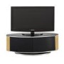MDA Designs Luna Black and Oak TV Cabinet up to 50 inch 