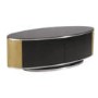 MDA Designs Luna Black and Oak TV Cabinet up to 50 inch 