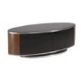 MDA Designs Luna black and walnut TV Cabinet up to 50 inch