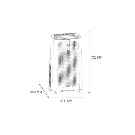 Argo Luxury 12000 BTU Portable Air Conditioner for rooms up to 30 sqm