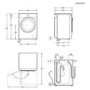 AEG 7000 Series ProSteam&reg; 11kg Wash 7kg Dry 1400rpm Washer Dryer - White