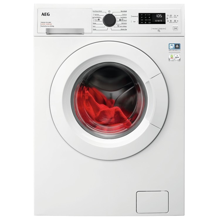 Refurbished AEG 6000 Series AutoSense 8kg Wash 4kg Dry 1600rpm Washer Dryer - White