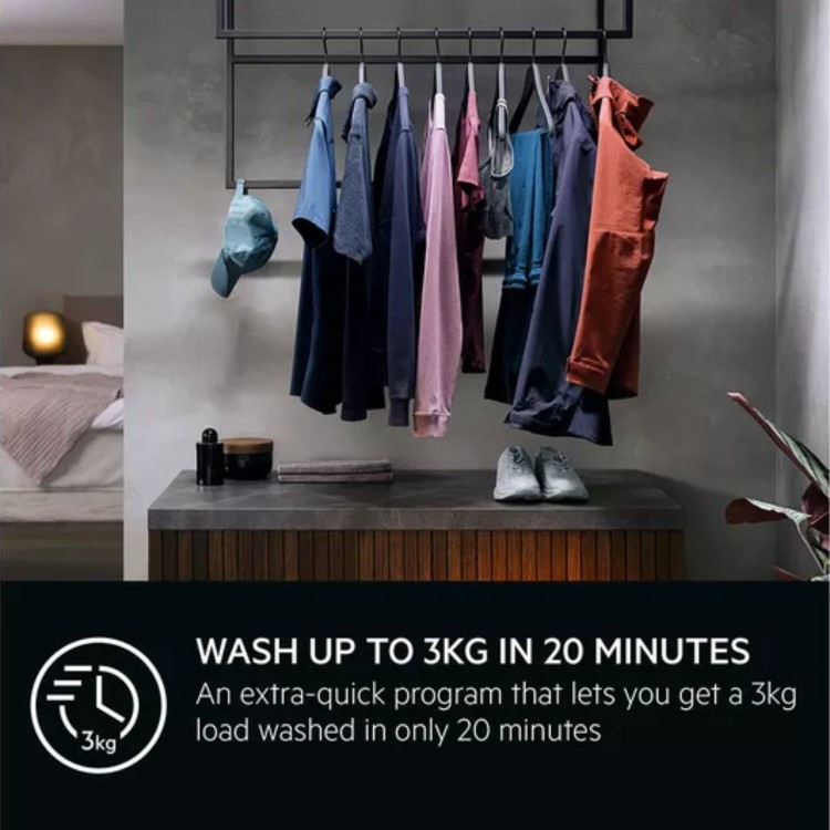 AEG 6000 Series AutoSense&reg; 9kg Wash 6kg Dry 1600rpm Washer Dryer - White