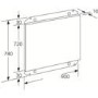Siemens LZ50961 90cm Splashback in Stainless steel